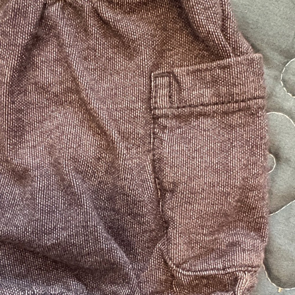 Tea Collection Girls 12-18 Months Chambray Shorts - Picture 3 of 5